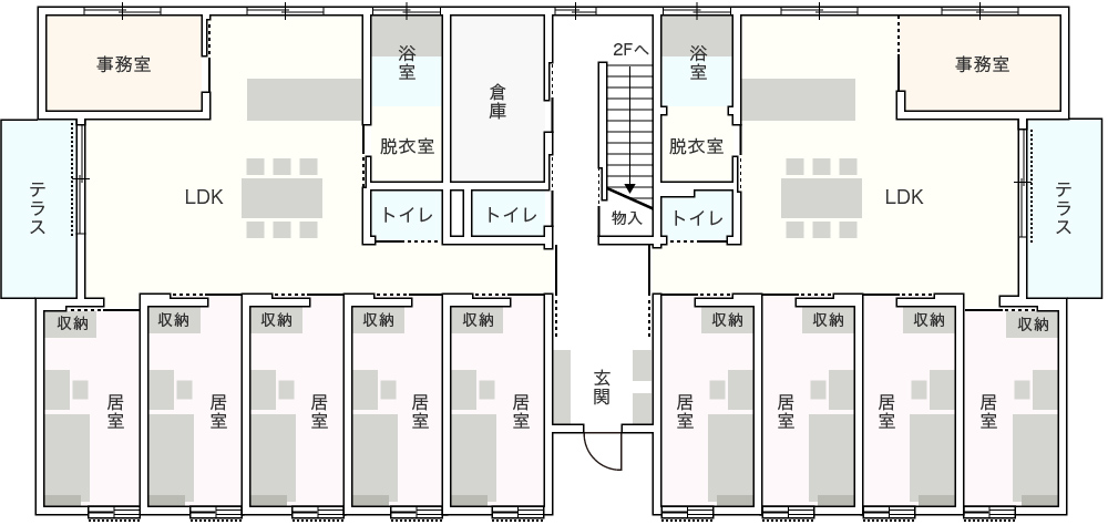 施設レイアウト／1F